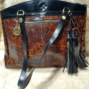 Patricia Nash 10th Anniversary Abstract Animal Collection Shoulder Bag